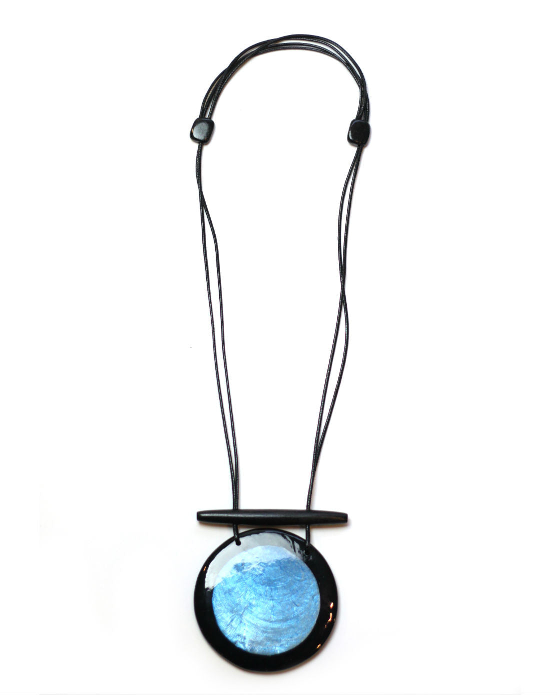 Adjustable Blue Horn with Resin circa Asian Collection